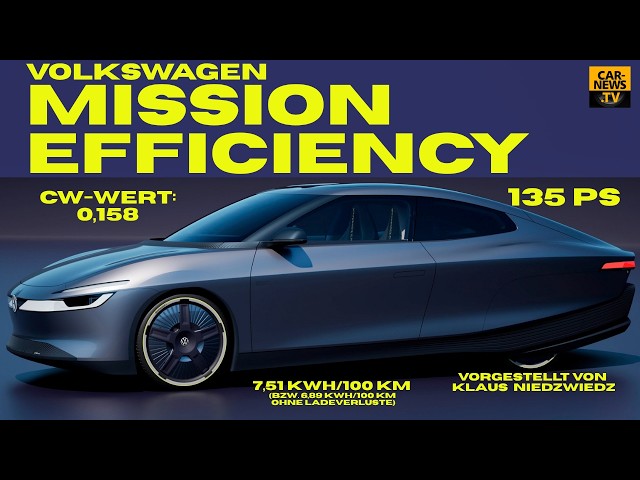 Volkswagen Mission Efficiency - The world's most efficient near-production electric car!