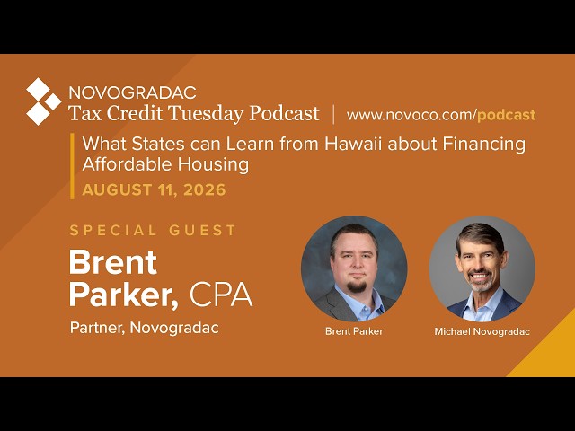Aug. 11, 2026: What States can Learn from Hawai‘i about Financing Affordable Housing