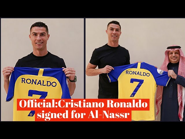 Cristiano Ronaldo signed for club Al-Nassr officialconfirmed