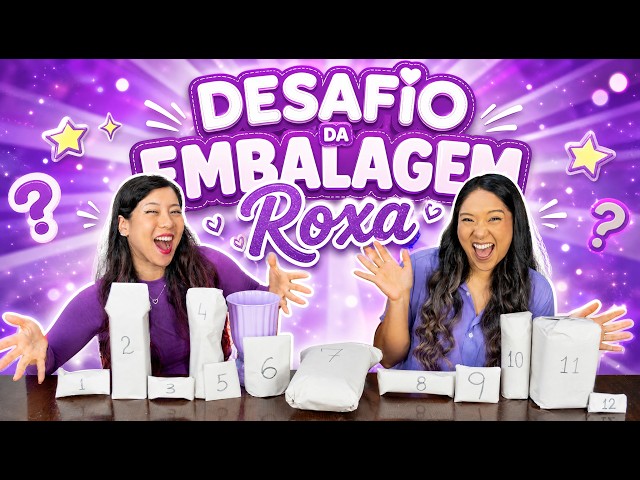PURPLE PACKAGING CHALLENGE | Blog das irmãs