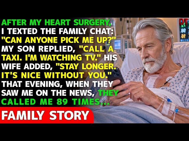 My Son and His Wife Refused to Take Me Home After My Surgery. That Night, Everything Changed.