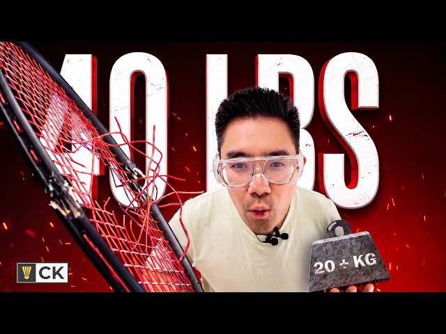 I Strung A Badminton Racket At 40+lbs (20kg) String Tension - DON'T DO IT 🥶