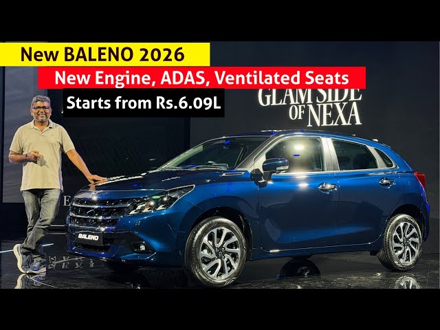 2026 Baleno | Level 2 ADAS | Ventilated seat | Rs.6.09L | Walkaround 