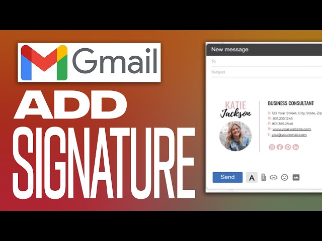 How To Add Signature On Gmail