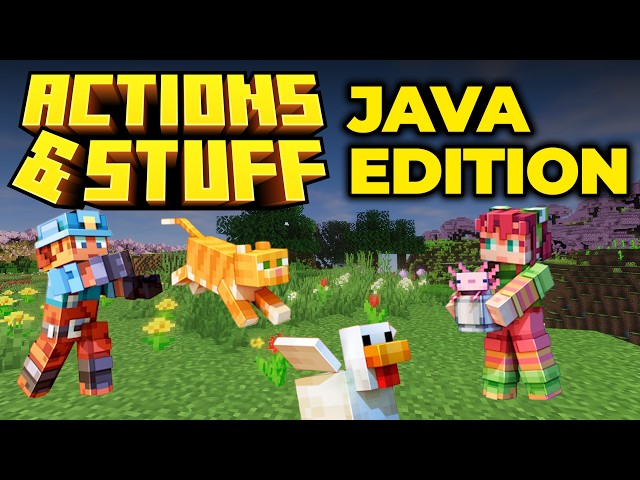 How To Get Actions & Stuff on Minecraft Java