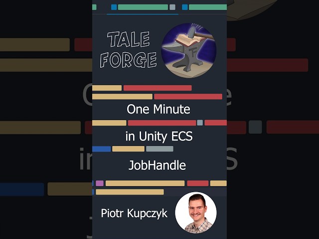 One Minute in Unity - ECS - Job Handle #ecs #unity #gamedev #tutorials #games #trendingshorts
