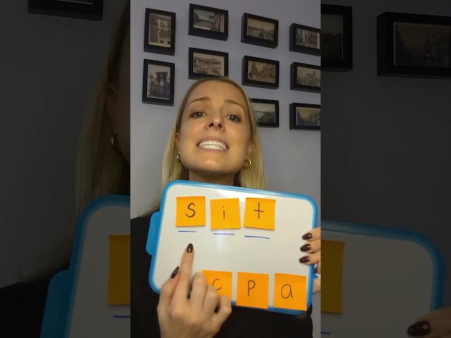 Essential writing skill - Sound Substitution #phonics #englishteacher #teachyourchildtoread #CVC