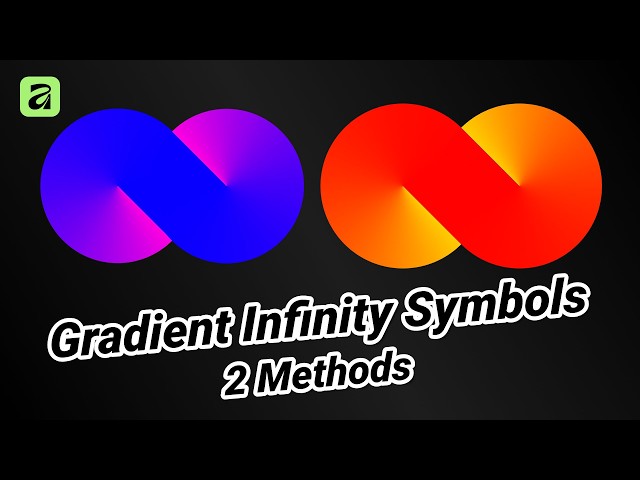 Gradient Infinity Symbols Tutorial in Affinity | 2 Methods