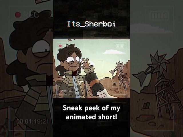 Sneak peak of my animated short! #animatedcartoon #animation #analoghorror #comedyshorts