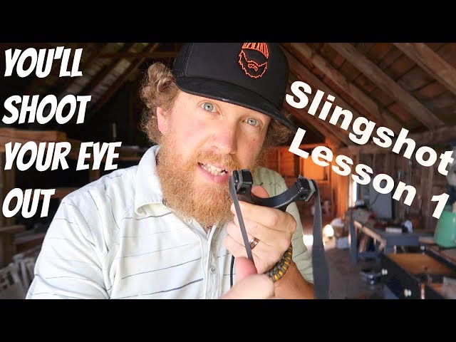 How To Shoot A Slingshot Lesson 1 The Shooting Range and Slingshot Targets (How to Slingshot # 1)