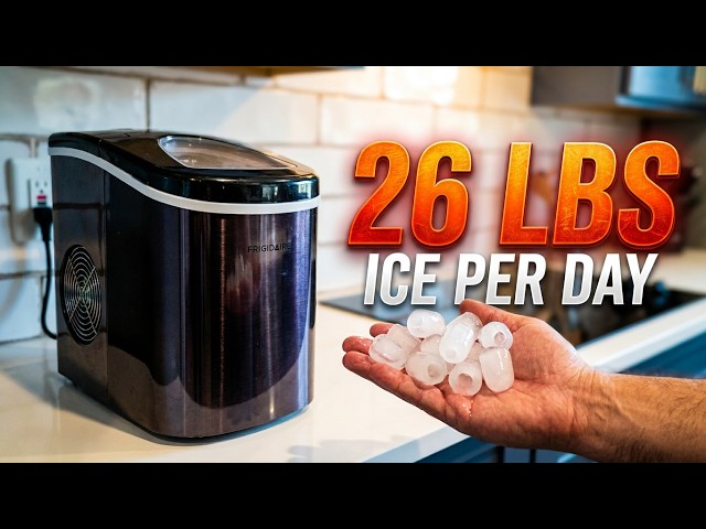 This EPIC Frigidaire countertop Ice Maker from Costco is AMAZING! - 26lbs per day