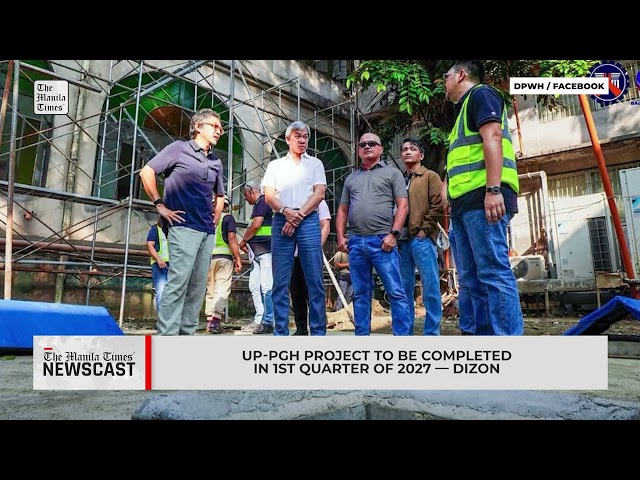 UP-PGH project to be completed in 1st quarter of 2027 — Dizon