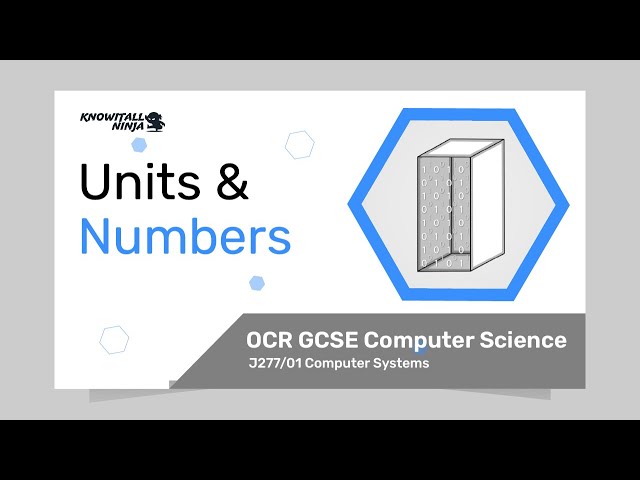 Units and Numbers - OCR GCSE Computer Science