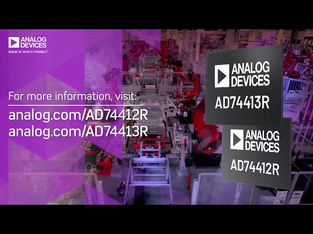 AD74412R/13R: Quad-Channel, SW Configurable Input/Output Circuit