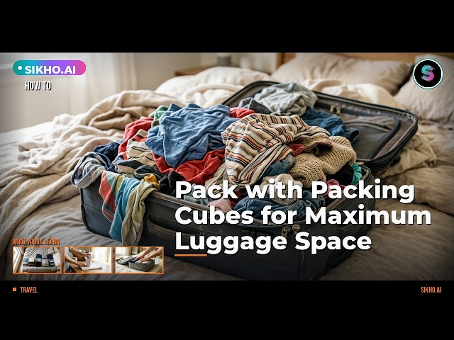 How to Pack with Packing Cubes for Maximum Luggage Space | Sikho.ai