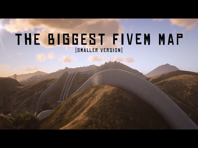 The Border Wall (smaller version) - The Largest MAP Ever Released in FiveM!