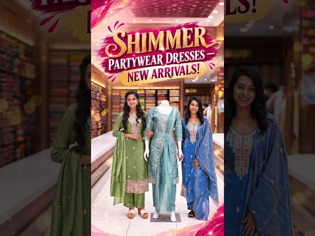 Shimmer Party Wear Dresses ✨ New Arrivals | She Needs Saree World