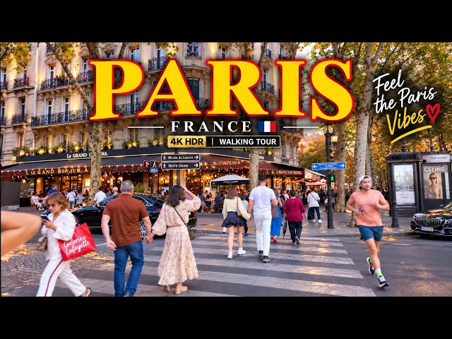 Paris,France🇫🇷 - Paris Septembre 2026 - 4K HDR Walking Tour | 4K Paris | A Walk In Paris