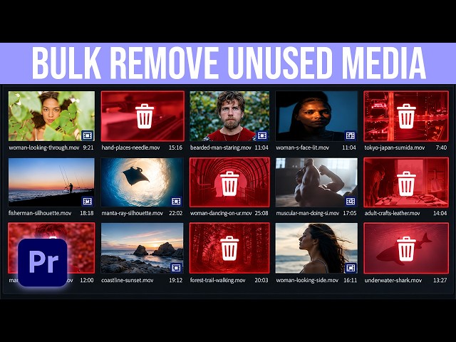 How To Remove Unused Media In Premiere Pro