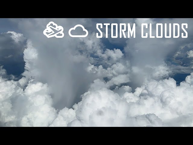 Cumulonimbus Cloud Formations from the Plane