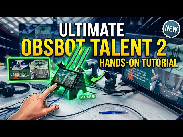 OBSBOT Talent 2 COMPLETE Setup & Tutorial – Everything You Need to Know!