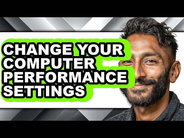 How to Change Your Computer Performance Settings - Step by Step