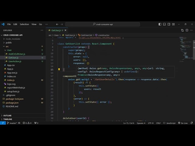 27A CRUD Operations in React Part2