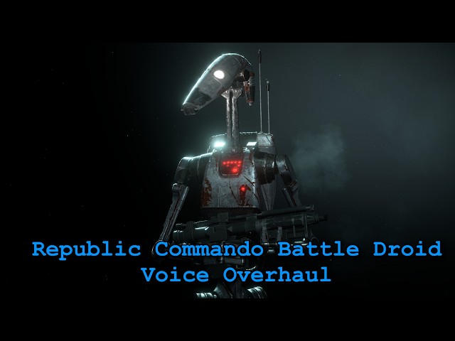 Republic Commando Battle Droid Voice Overhaul | Star Wars Battlefront 2 Mod Showcase