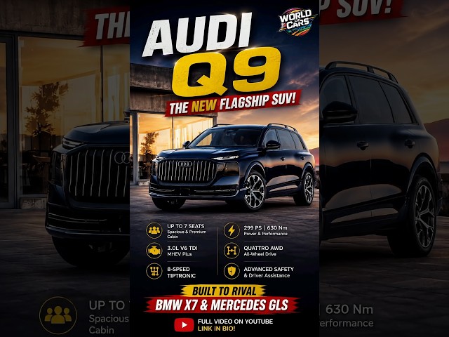 Audi Q9: The NEW Flagship SUV Is Here! 👑🔥 #Shorts