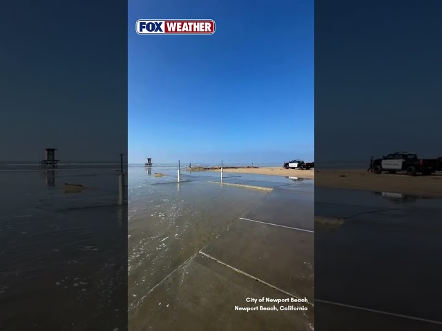 Newport Beach Declares Emergency as High Surf Floods Balboa Peninsula