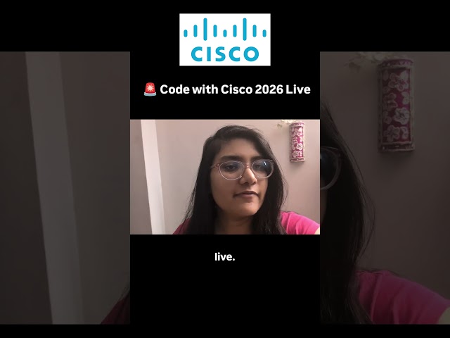 Code with Cisco 2026 #ciscohiring
