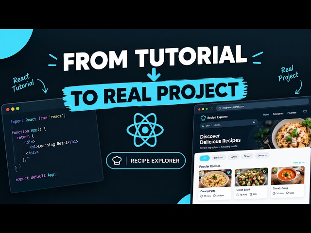 From React Tutorial to Real Project | Building a Recipe App — Introduction