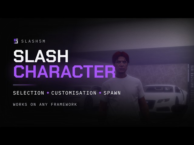 SlashCharacter - Ultimate FiveM Multi Character Script (Live Clothing Edit, Multi-Character & Spawn)