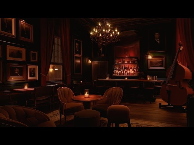 vintage jazz on a rainy 1940s night | cozy ambience to relax