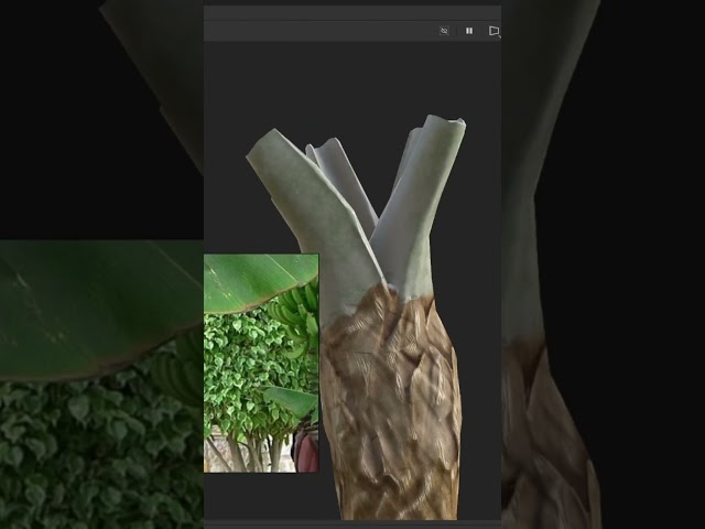 Made the best plantain 3D model ever made #3dfoilage #gamedev