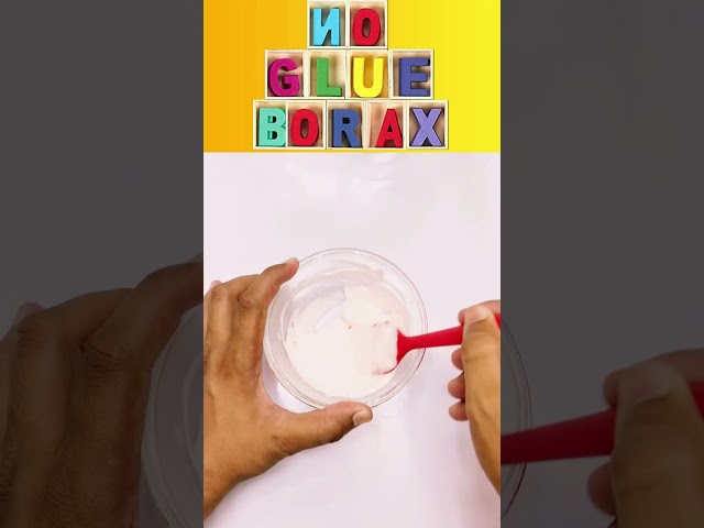 HOW TO MAKE NO GLUE, NO BORAX, ONLY SHAMPOO SLIME #shorts