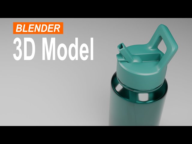 Blender 3D Modeling Tutorial: How To Model a Sport Bottle