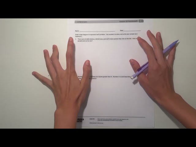 Eureka Math Grade 4 Module 1 Lesson 18 Homework (Succeed) | Math With Aubrey