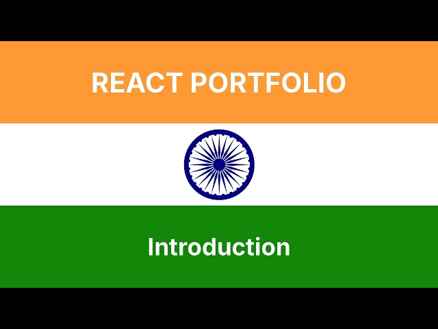 Introduction with Portfolio Series