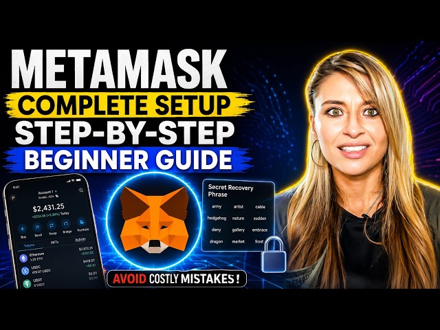 MetaMask Beginner Guide 2026 | Setup, Security & First Transfer