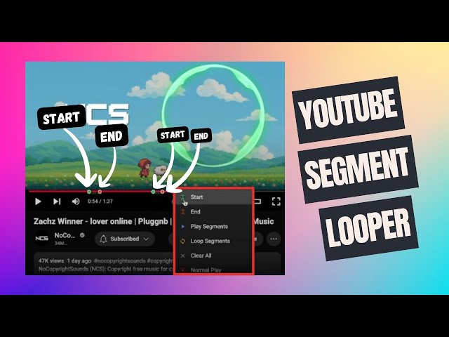 🔥 YouTube Looper Pro: Play & Loop ANY Video Segment (Free Chrome Extension!)