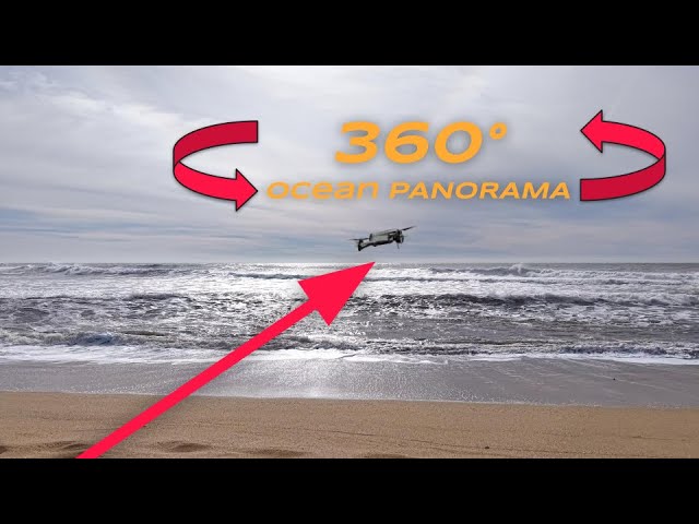 I Flew My Drone 5 KM Into the Ocean for a Panorama, Timelapse