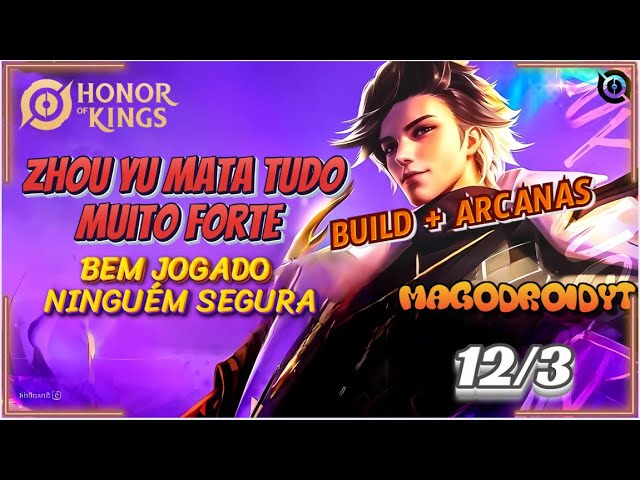 ZHOU YU O TERROR DO MID LANE - HONOR OF KINGS  #magodroidyt
