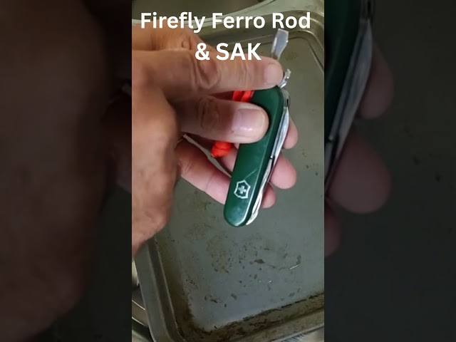 Firefly Ferro Rod & SAK #prepping #prepper
