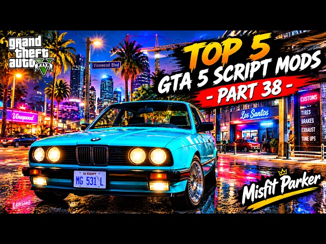 Top 5 Script Mods in GTA 5 | Part 38 | GTA 5 Mods 2026