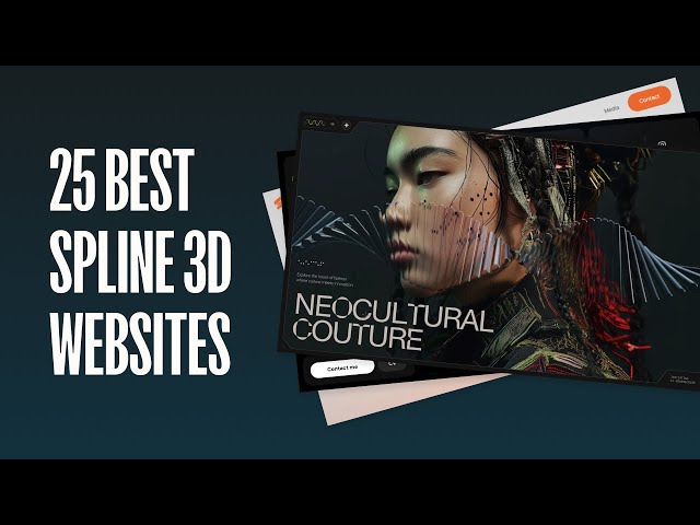 25 Best Spline 3D Website Examples