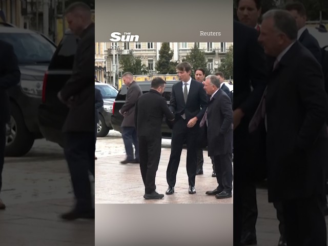 Ukraine's Zelensky welcomes US envoys Kushner and Witkoff in Kyiv