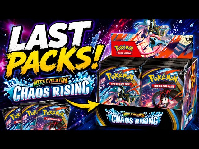Opening the LAST Packs from a Chaos Rising Booster Box! 🔥