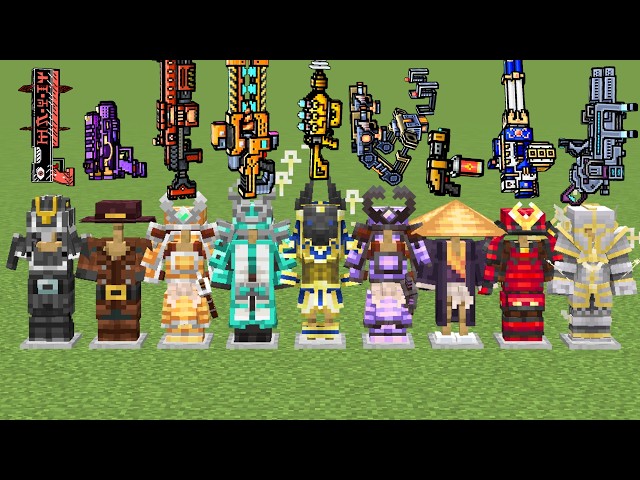 which tacz pixel 3d armor is the best in minecraft ?