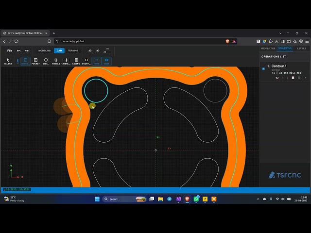 "FREE CNC CAM Software in Browser! - G-Code Generate பண்றது எப்படி? | TSRCNC CAM Tutorial"